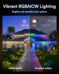 Lumary 53ft Smart Outdoor LED Lights for Holidays