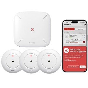 X-Sense Wi-Fi Water Leak Detector with 3 Sensors