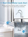 Meross Smart Water Leak Detector Alarm 3 Pack