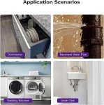 Zigbee Water Leak Sensor with Alarm & App Alerts