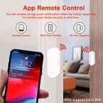 WiFi Smart Door Sensor with Alarm for Home Security