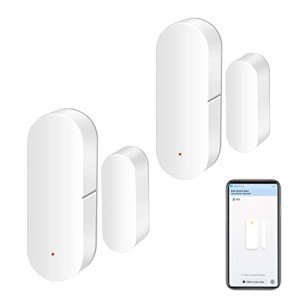 Smart WiFi Door and Window Sensor (2 Pack)
