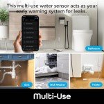 Geeni Smart Water Leak Detector with Siren Alerts