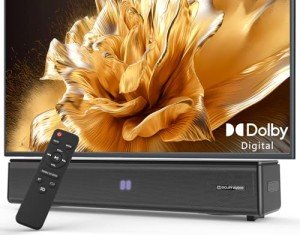 GEOYEAO Bluetooth Sound Bar with Dolby Audio