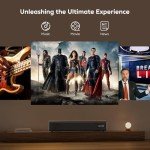 GEOYEAO Bluetooth Sound Bar with Dolby Audio