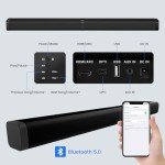Yizlet Bluetooth Sound Bar for Smart TVs