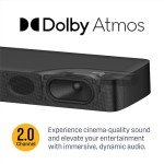 Westinghouse 2.0 Channel Mini Soundbar with Dolby Atmos