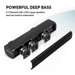 Wohome 2.1ch Bluetooth Soundbar with Voice Enhancement
