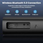 MZEIBO 50W Bluetooth Sound Bar for Smart TVs
