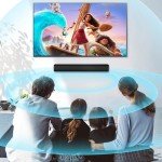 MZEIBO 50W Bluetooth Sound Bar for Smart TVs