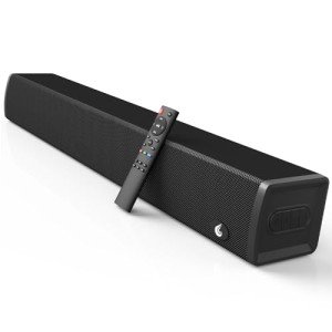 Compact 24-Inch Bluetooth Sound Bar for TV