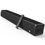 Compact 24-Inch Bluetooth Sound Bar for TV
