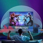 GEOYEAO 2.1ch Dolby Digital Soundbar with Subwoofer