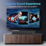 Compact 24-Inch Bluetooth Sound Bar for TV