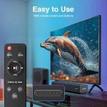 GEOYEAO 2.1ch Dolby Digital Soundbar with Subwoofer
