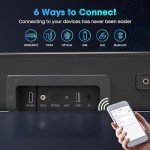 Compact 24-Inch Bluetooth Sound Bar for TV