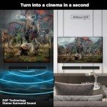 MZEIBO 32-Inch Bluetooth 60W Sound Bar for TV