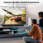 MZEIBO 32-Inch Bluetooth 60W Sound Bar for TV
