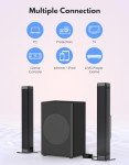 Puxinat 2-in-1 Sound Bar with Subwoofer