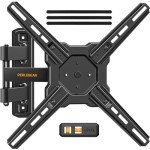 Full Motion TV Wall Mount for 26–50 Inch TVs