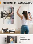 Full Motion TV Wall Mount for 26–50 Inch TVs