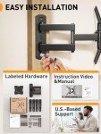 Full Motion TV Wall Mount for 26–50 Inch TVs
