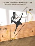 Full Motion TV Wall Mount for 26-55 Inch TVs