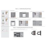 Amazon Basics Full Motion TV Wall Mount, 26"-55