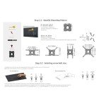 Amazon Basics Full Motion TV Wall Mount, 26"-55