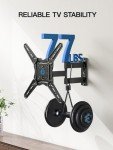 Pipishell Full Motion TV Wall Mount for 26-60" TVs