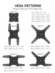 Pipishell Full Motion TV Wall Mount for 26-60" TVs
