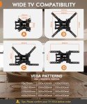 Full Motion Corner TV Wall Mount for 26-55