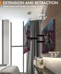 Full Motion Corner TV Wall Mount for 26-55