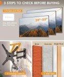 Full Motion Corner TV Wall Mount for 26-55