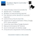 Wireless Outdoor Smart Siren & Alarm Controller Kit