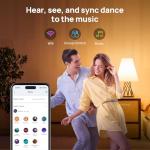 Smart Color Changing LED Light Bulbs, 3 Pack