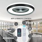 Smart Bladeless Ceiling Fan with LED Lighting