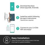 Kasa Smart Light Switch with HomeKit Compatibility, 3-Pack