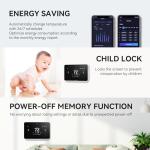 Vine Smart WiFi Thermostat with Touch Screen