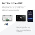 Vine Smart WiFi Thermostat with Touch Screen