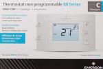 Emerson Non-Programmable Thermostat 1H/1C White