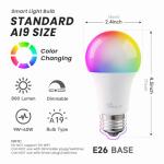 Treatlife Smart Color Changing LED Light Bulbs