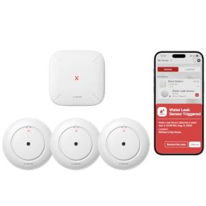 X-Sense Wi-Fi Water Leak Detector with 3 Sensors