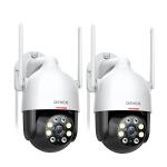 DEKCO 2-Pack WiFi Outdoor Security Cameras