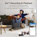 Vimtag 2.5K Outdoor Security Camera with Night Vision