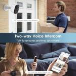 Wireless Outdoor Security Camera with 2-Way Talk