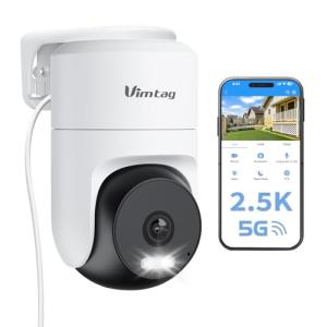 VIMTAG 2.5K Security Camera with 360° View