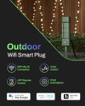HBN Waterproof Outdoor Smart Plug with Timer