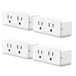 Govee 4-Pack Smart WiFi Bluetooth Dual Plugs