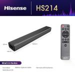 Hisense HS214 Bluetooth Soundbar with Powerful Bass